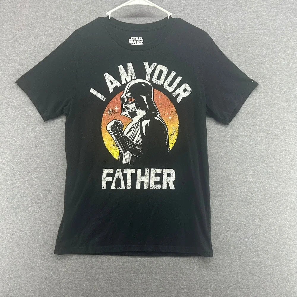Star Wars‎ Darth Vader I Am Your Father Graphic T Shirt Medium Black Mad Engine